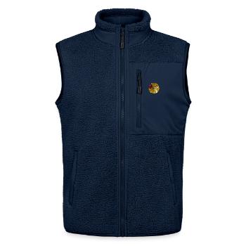 Spaghetti Highway - Unisex Sherpaweste von Stanley/Stella - Navy - Vorne - AI Model Female 172 light (172cm) & AI Model Male 178 light (178cm)
