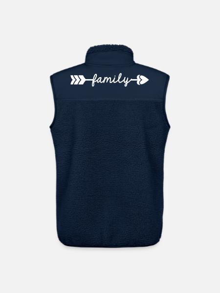 Family - Unisex Sherpa Gilet by Stanley/Stella - navy