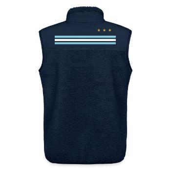 Argentiniener Meister - Unisex Sherpaweste von Stanley/Stella - Navy - Hinten - AI Model Male 178 light (178cm)