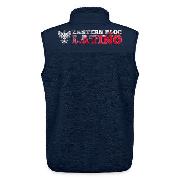 Ostblock Latino Pole Polen weißer Adler Geschenk - Unisex Sherpaweste von Stanley/Stella - Navy - Hinten - AI Model Male 178 light (178cm)