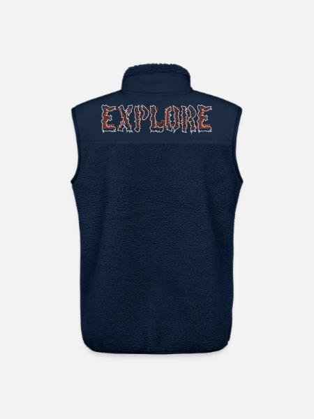 explore - Unisex Sherpa Gilet by Stanley/Stella - navy