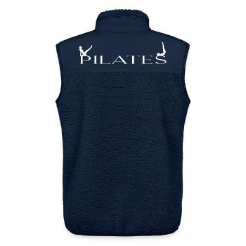 Pilates - Unisex Sherpaweste von Stanley/Stella - Navy - Hinten - AI Model Male 178 light (178cm)