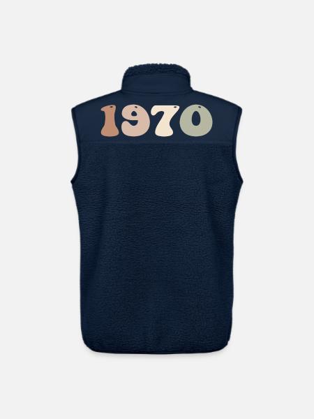 1970 - Unisex Sherpa Gilet by Stanley/Stella - navy