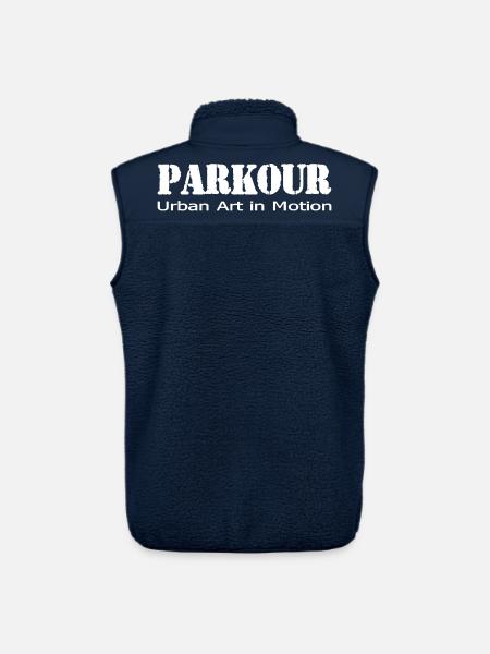 parkour - Unisex Sherpa Gilet by Stanley/Stella - navy