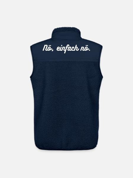Heimatliebe Nord - Unisex Sherpaweste von Stanley/Stella - Navy