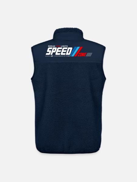 Speed Zone: Grenzen Brechen - Unisex Sherpaweste von Stanley/Stella - Navy
