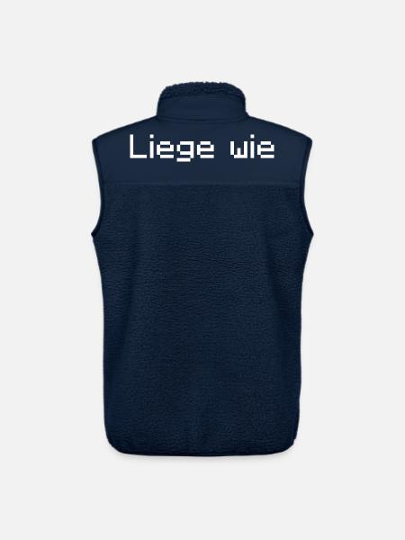 Liege wie - Unisex Sherpaweste von Stanley/Stella - Navy