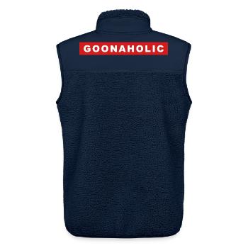 Gooning T-Shirt Goonaholic - Unisex Sherpaweste von Stanley/Stella - Navy - Hinten - AI Model Male 178 light (178cm)