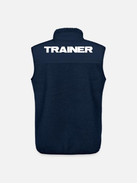 Trainer Power - Unisex Sherpa Gilet by Stanley/Stella - navy