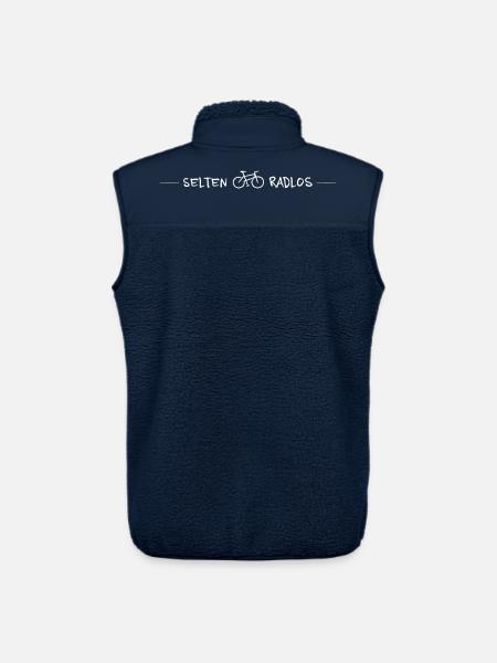 Selten Radlos – Lustiger Bike Spruch Fahrrad - Unisex Sherpaweste von Stanley/Stella - Navy