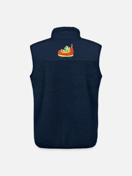 Turtle Car - Unisex Sherpa Gilet by Stanley/Stella - navy