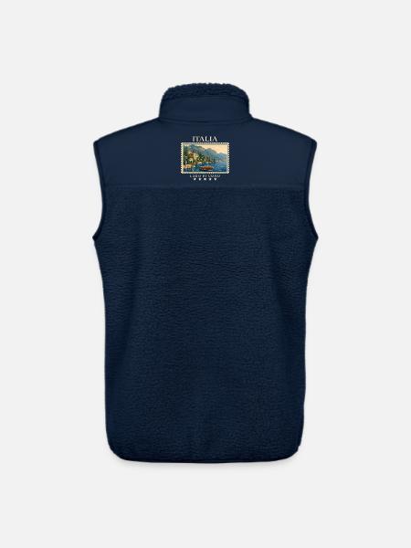 Italien Lago di Como Vintage Reisemarke - Unisex Sherpaweste von Stanley/Stella - Navy
