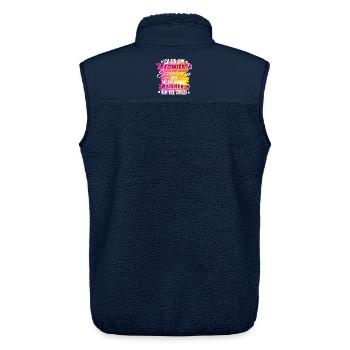 Erzieherin Tätowierung - Unisex Sherpaweste von Stanley/Stella - Navy - Hinten - AI Model Male 178 light (178cm)