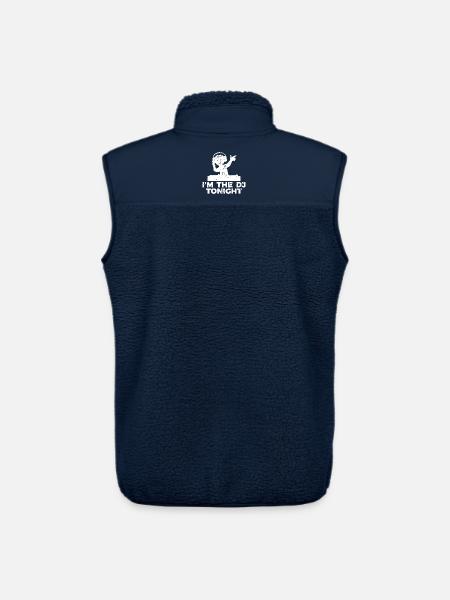 Disc Jockey Joke - Unisex Sherpa Gilet by Stanley/Stella - navy