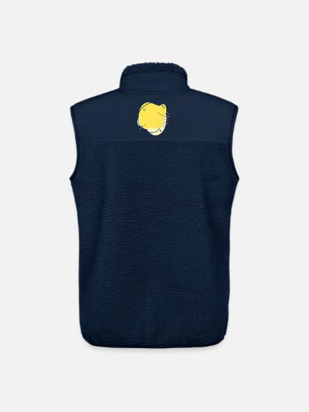 Gelber Fisch Momo - Unisex Sherpaweste von Stanley/Stella - Navy