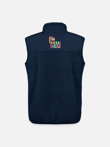 INKLUSION Gleichberechtigung - Unisex Sherpaweste von Stanley/Stella - Navy
