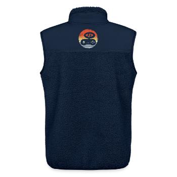Game Designer - Unisex Sherpaweste von Stanley/Stella - Navy - Hinten - AI Model Male 178 light (178cm)
