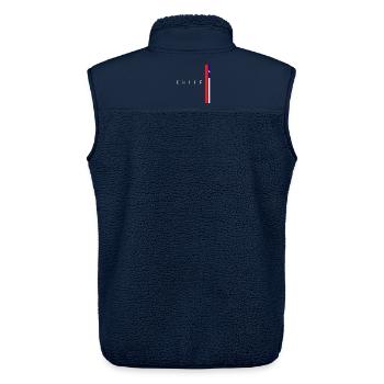 Flagge von Chile - Unisex Sherpaweste von Stanley/Stella - Navy - Hinten - AI Model Male 178 light (178cm)