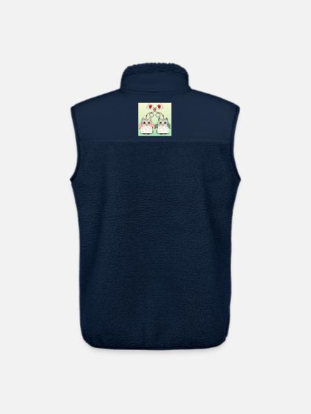 Thé de hibou - Veste sans manches sherpa unisexe Stanley/Stella - marine