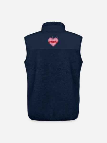 L’amour brûlant - Veste sans manches sherpa unisexe Stanley/Stella - marine