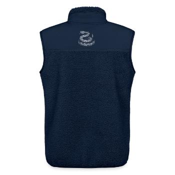 Schlange - Unisex Sherpaweste von Stanley/Stella - Navy - Hinten - AI Model Male 178 light (178cm)
