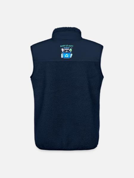 RÉGLEZ ÇA ! - Veste sans manches sherpa unisexe Stanley/Stella - marine