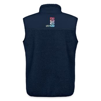 17. Geburtstag Limited Edition 2009 Jahrgang 2009 - Unisex Sherpaweste von Stanley/Stella - Navy - Hinten - AI Model Male 178 light (178cm)
