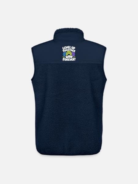 Level Up Together Win Forever - Unisex Sherpaweste von Stanley/Stella - Navy