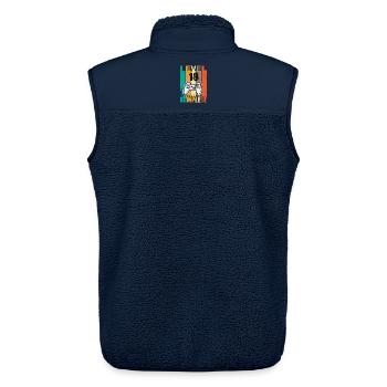 Level 18 Complete Controller 18.Geburtstag - Unisex Sherpaweste von Stanley/Stella - Navy - Hinten - AI Model Male 178 light (178cm)
