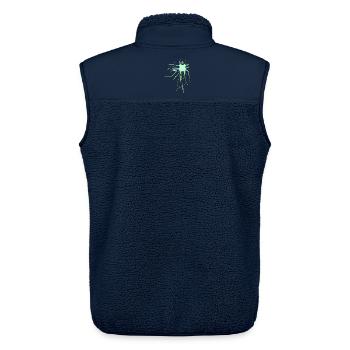 platine Core cpu Computer Nerd pc humor geek code - Unisex Sherpaweste von Stanley/Stella - Navy - Hinten - AI Model Male 178 light (178cm)