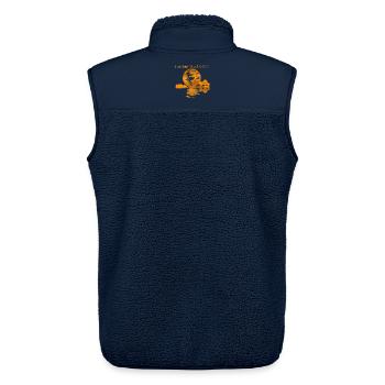 100 Prozent diese Hexe - Unisex Sherpaweste von Stanley/Stella - Navy - Hinten - AI Model Male 178 light (178cm)