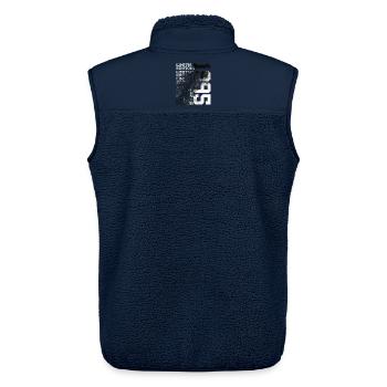 31 JAHRE LIMITED EDITION 1995 31. GEBURTSTAG - Unisex Sherpaweste von Stanley/Stella - Navy - Hinten - AI Model Male 178 light (178cm)