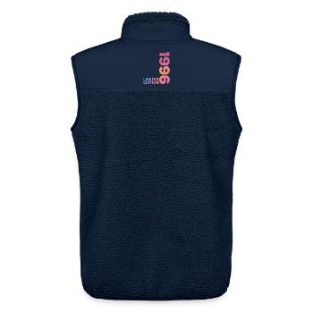 1996 30th Anniversary 30th Anniversary Gift - Unisex Sherpa Gilet by Stanley/Stella - navy - Back - AI Model Male 178 light (178cm)