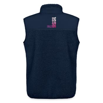 70. Geburtstag Mann Frau 70 Jahre 1956 Geschenk - Unisex Sherpaweste von Stanley/Stella - Navy - Hinten - AI Model Male 178 light (178cm)