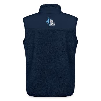 Real Men Dance Ballet T-Shirt – Ballett Tänzer - Unisex Sherpaweste von Stanley/Stella - Navy - Hinten - AI Model Male 178 light (178cm)