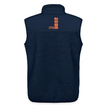 2008 Jahrgang Vintage Geburtstag Geschenk Retro - Unisex Sherpaweste von Stanley/Stella - Navy - Hinten - AI Model Male 178 light (178cm)