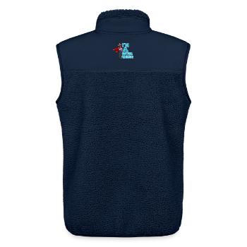Programmierer Informatik Geschenk - Unisex Sherpaweste von Stanley/Stella - Navy - Hinten - AI Model Male 178 light (178cm)
