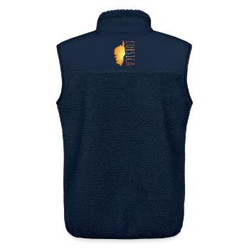 Corsica - Unisex Sherpa Gilet by Stanley/Stella - navy - Back - AI Model Male 178 light (178cm)