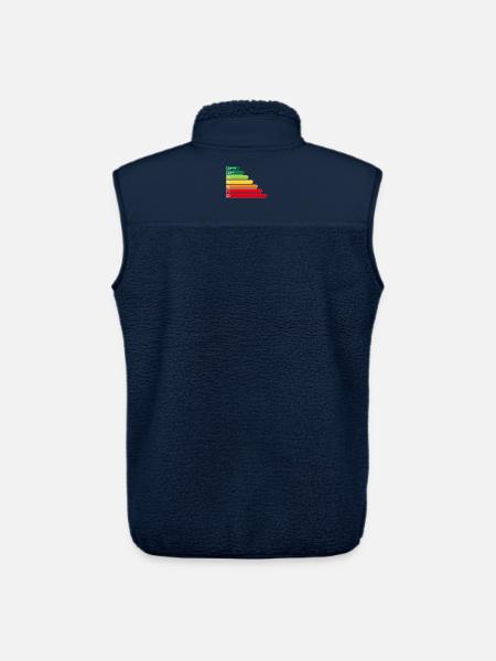 SF energy label - Unisex Sherpa Gilet by Stanley/Stella - navy