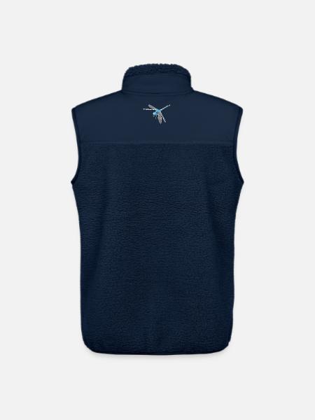 dragonfly - Unisex Sherpa Gilet by Stanley/Stella - navy