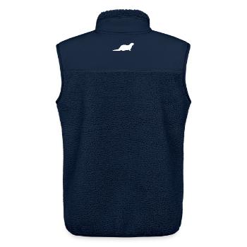Otter - Unisex Sherpaweste von Stanley/Stella - Navy - Hinten - AI Model Male 178 light (178cm)