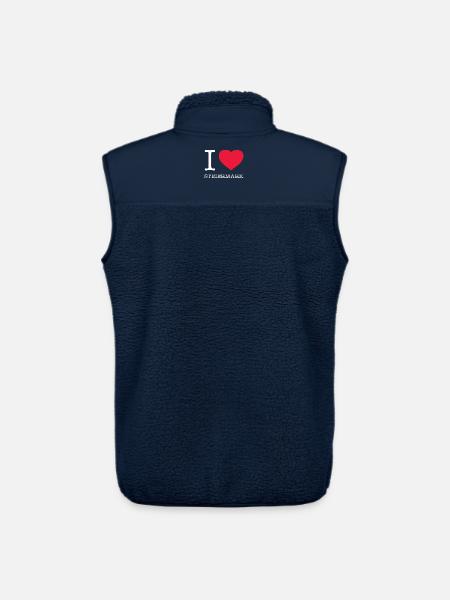 I LOVE STEIERMARK - Unisex Sherpaweste von Stanley/Stella - Navy