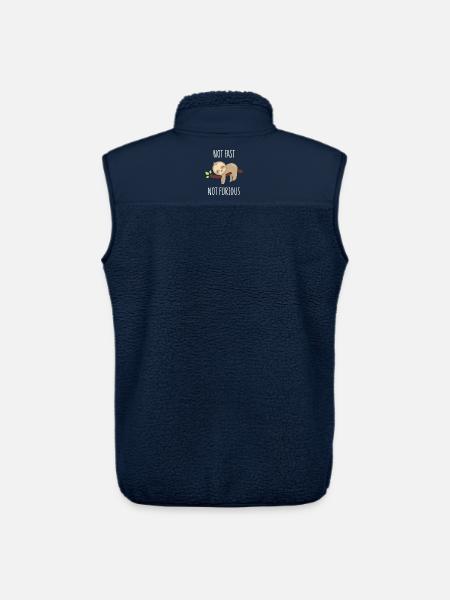 Not Fast, Not Furious - Unisex Sherpa Gilet by Stanley/Stella - navy