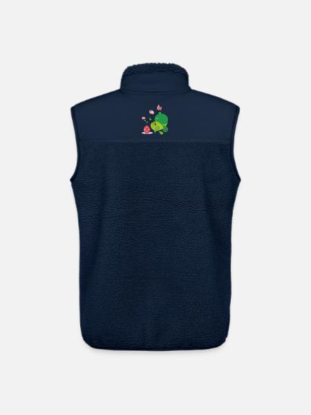 Vœux de Pâques - Veste sans manches sherpa unisexe Stanley/Stella - marine