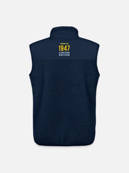 1947 - Unisex Sherpa Gilet by Stanley/Stella - navy