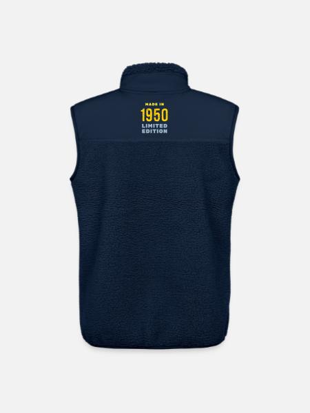 1950 - Unisex Sherpa Gilet by Stanley/Stella - navy