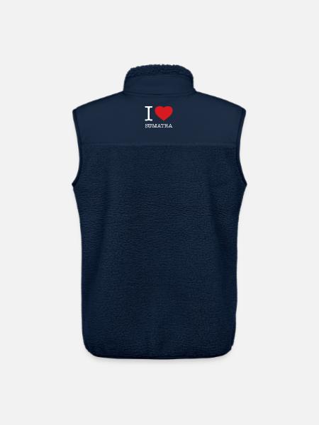 J’ADORE SUMATRA - Veste sans manches sherpa unisexe Stanley/Stella - marine