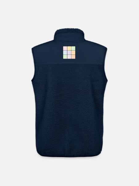 Pastel Bento Vibes - Unisex Sherpa Gilet by Stanley/Stella - navy
