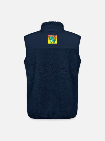dragon - Unisex Sherpa Gilet by Stanley/Stella - navy