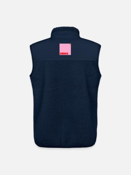 Politik Demokratie Herz - Unisex Sherpaweste von Stanley/Stella - Navy